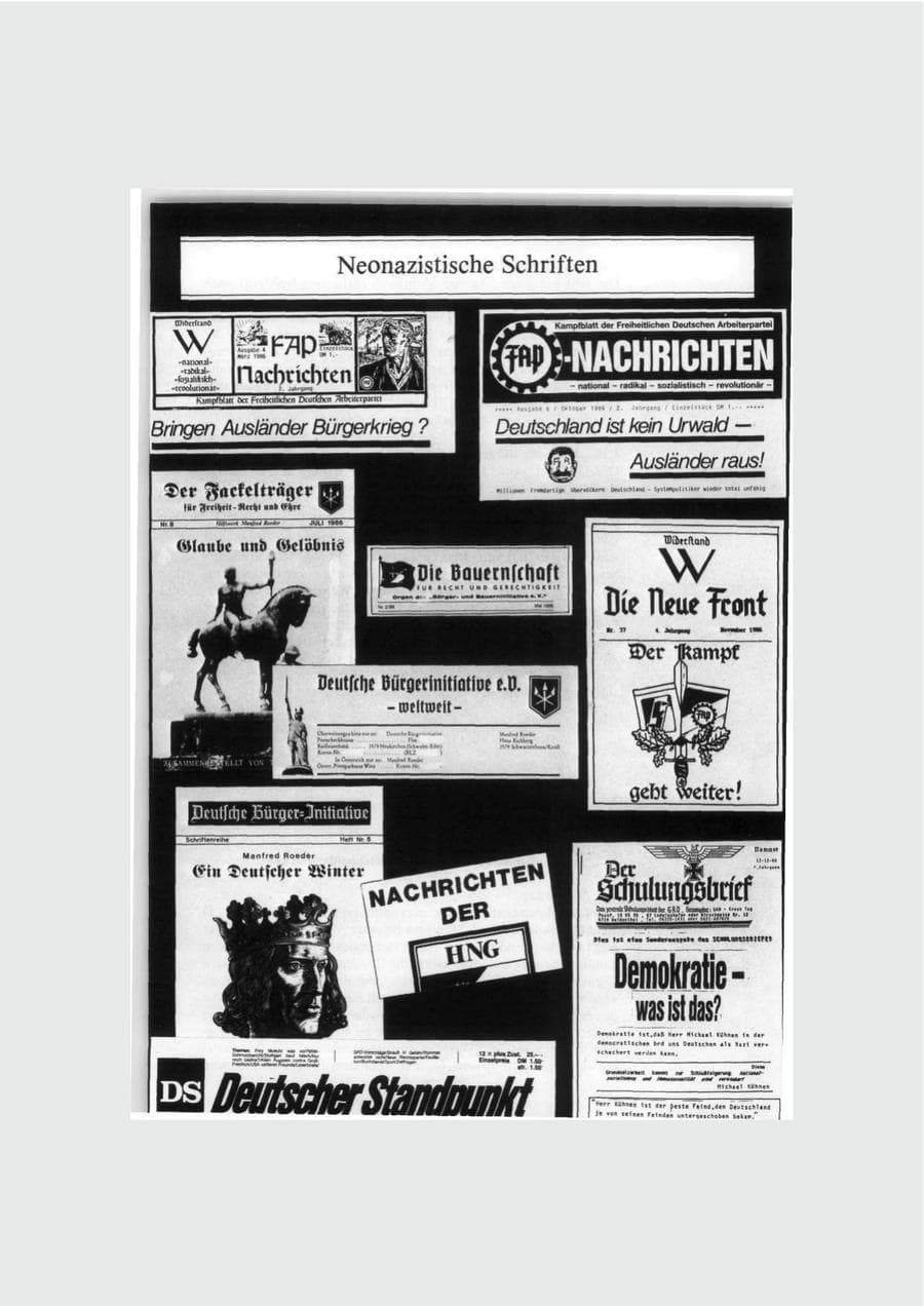Seite 169 des Verfassungsschutzbericht 1986 Bund