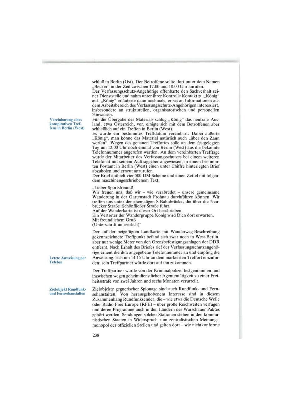 Seite 238 des Verfassungsschutzbericht 1986 Bund