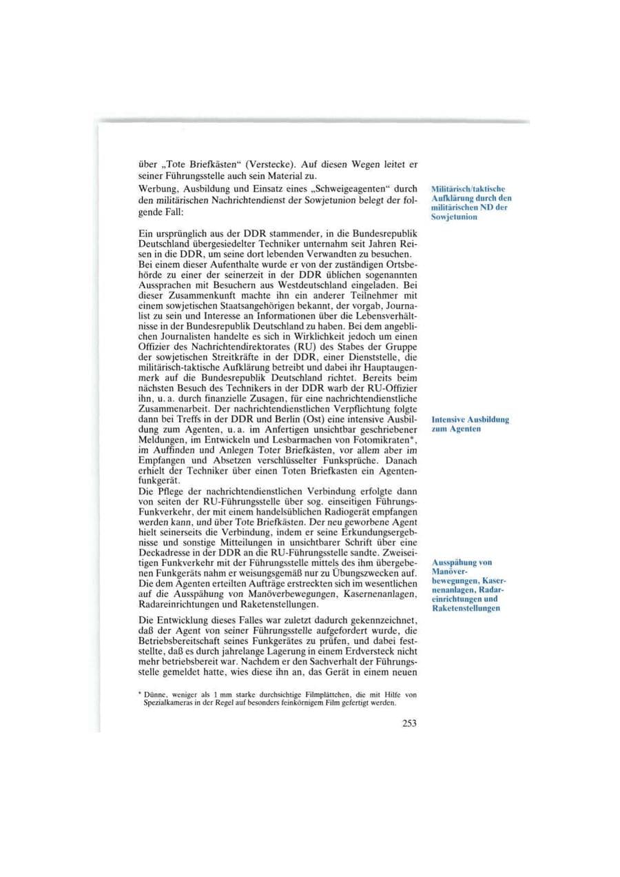 Seite 253 des Verfassungsschutzbericht 1986 Bund