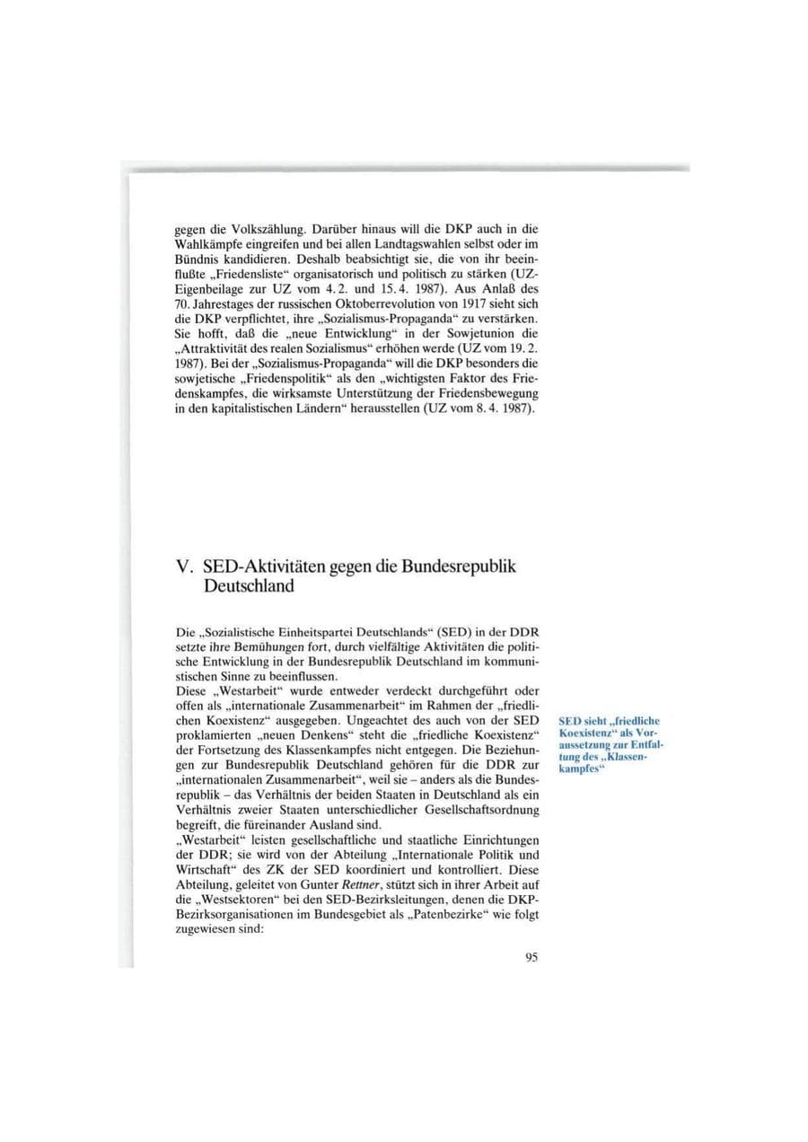 Seite 95 des Verfassungsschutzbericht 1986 Bund