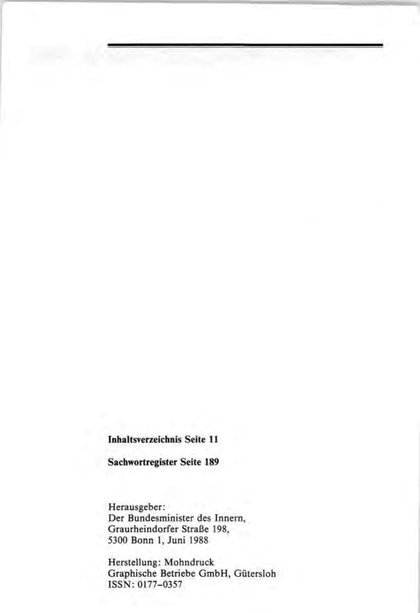 Seite 2 des Verfassungsschutzbericht 1987 Bund