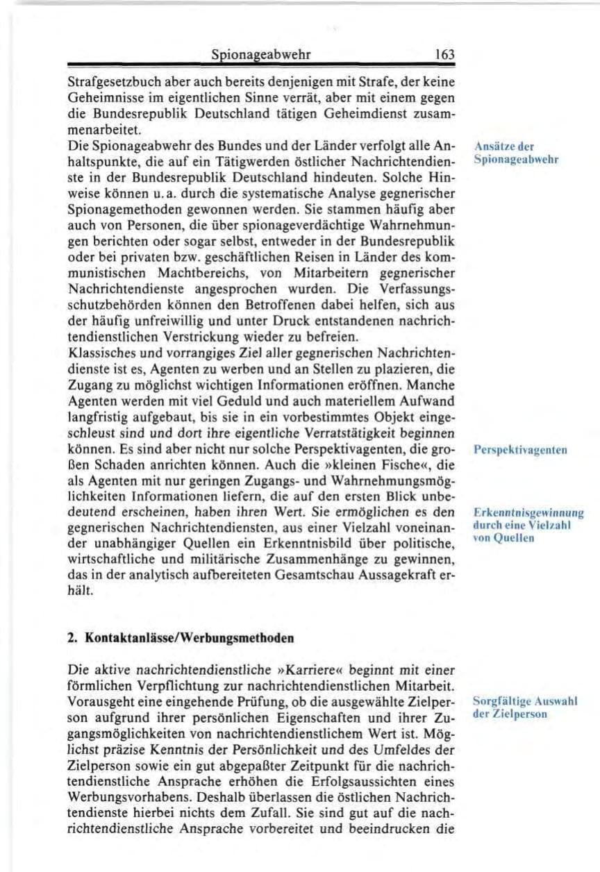 Seite 163 des Verfassungsschutzbericht 1987 Bund