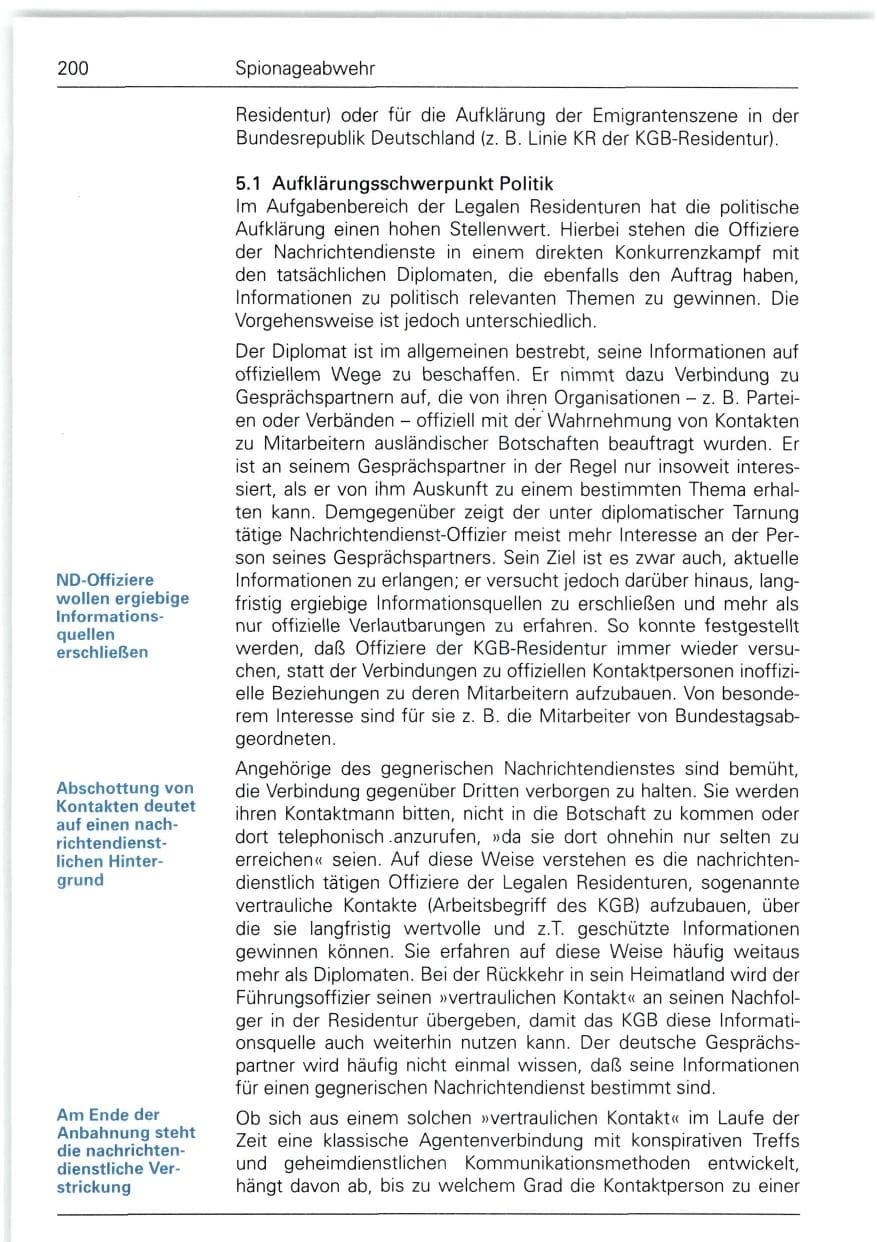 Seite 200 des Verfassungsschutzbericht 1988 Bund