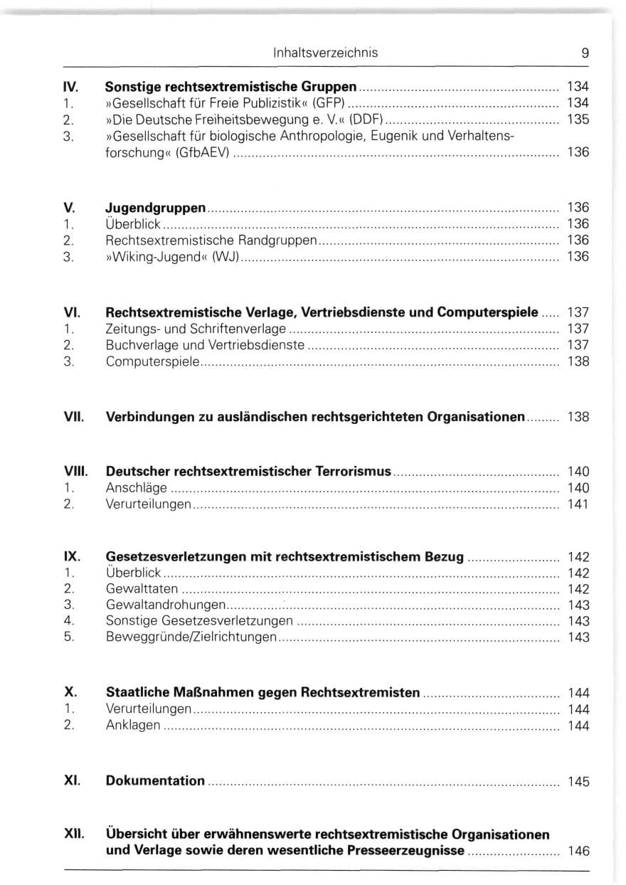 Seite 9 des Verfassungsschutzbericht 1988 Bund