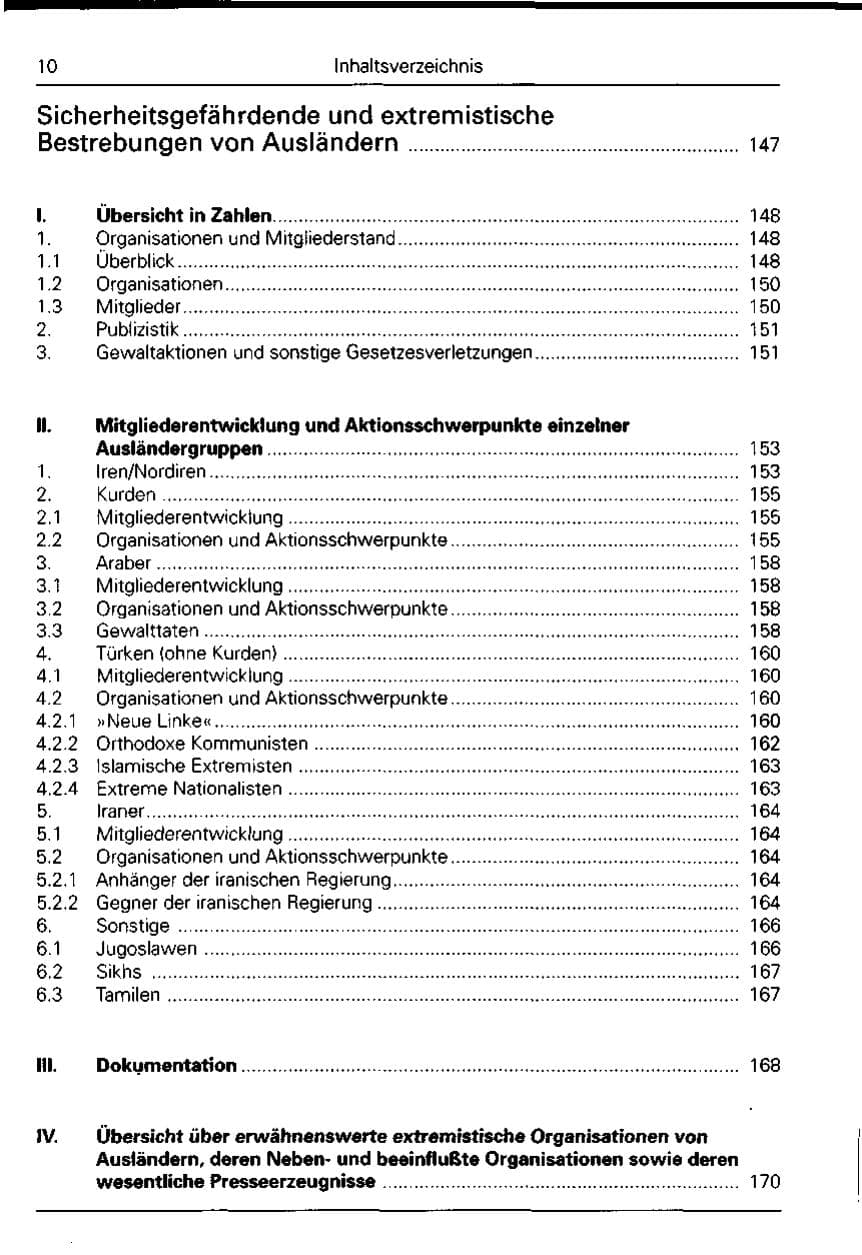 Seite 12 des Verfassungsschutzbericht 1989 Bund