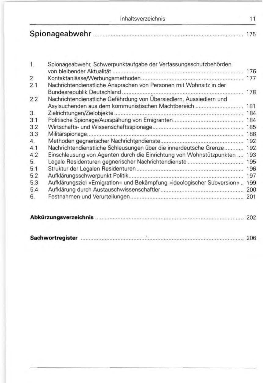 Seite 13 des Verfassungsschutzbericht 1989 Bund