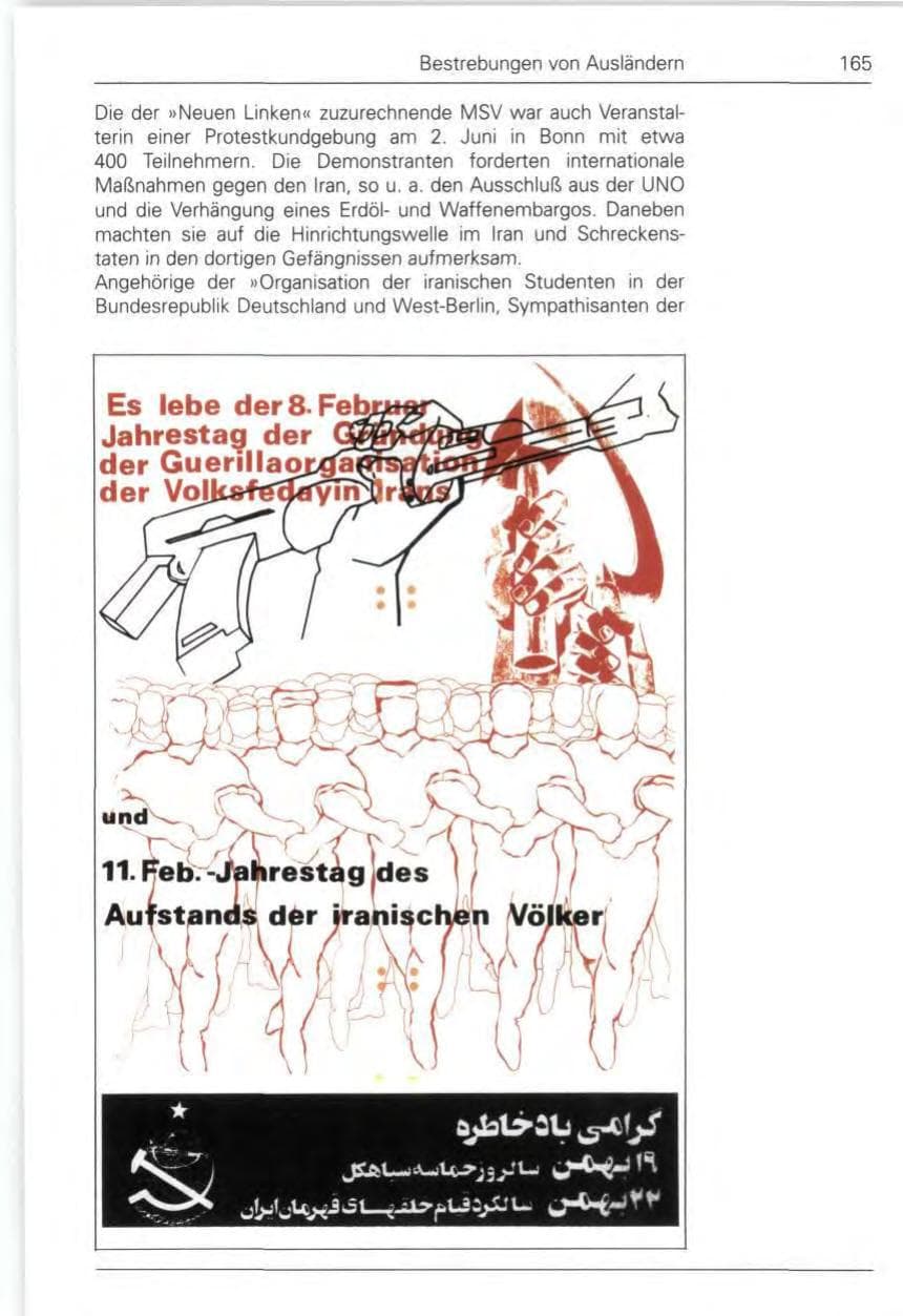 Seite 167 des Verfassungsschutzbericht 1989 Bund