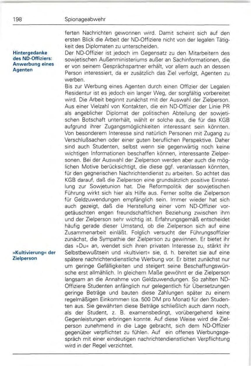 Seite 200 des Verfassungsschutzbericht 1989 Bund