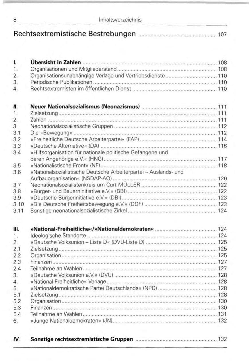 Seite 10 des Verfassungsschutzbericht 1989 Bund
