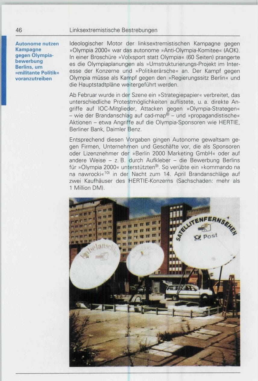 Seite 46 des Verfassungsschutzbericht 1993 Bund
