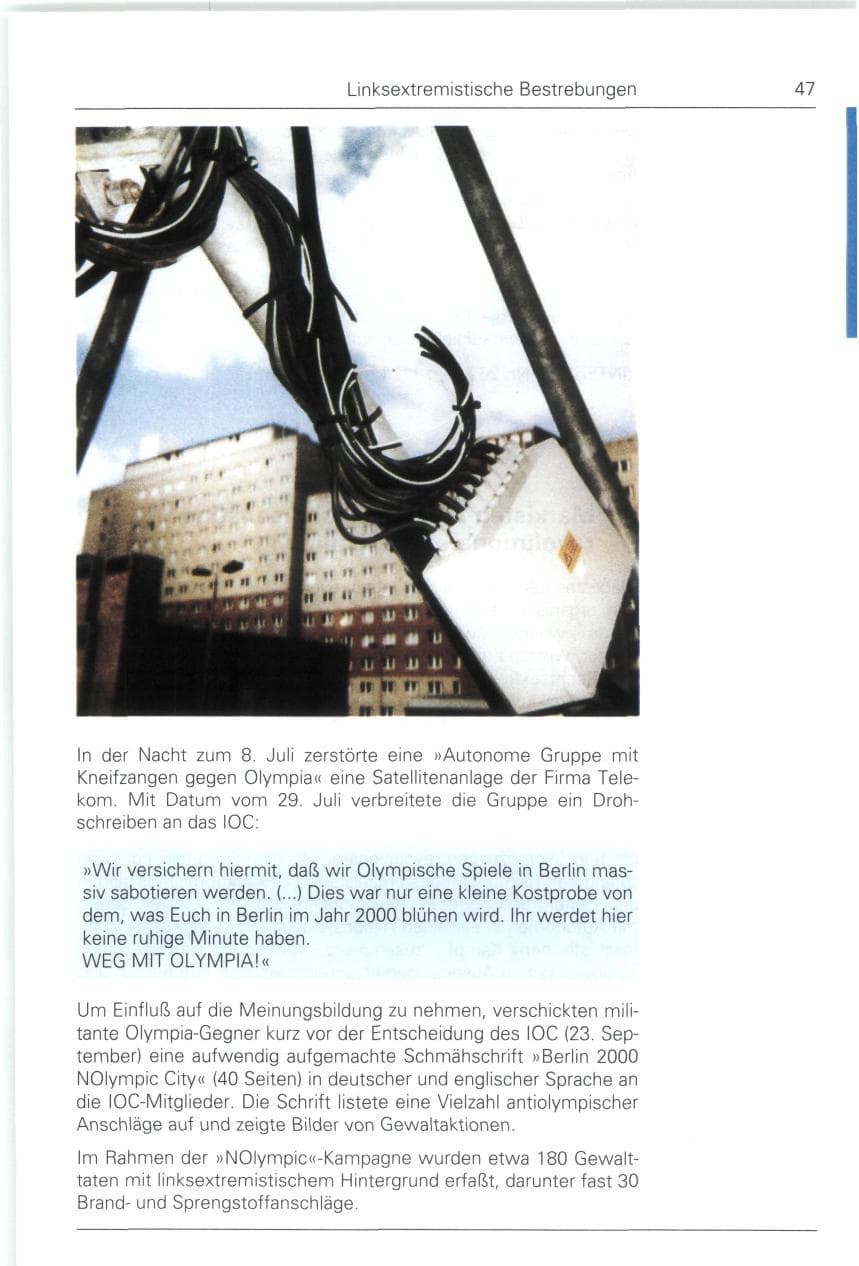 Seite 47 des Verfassungsschutzbericht 1993 Bund