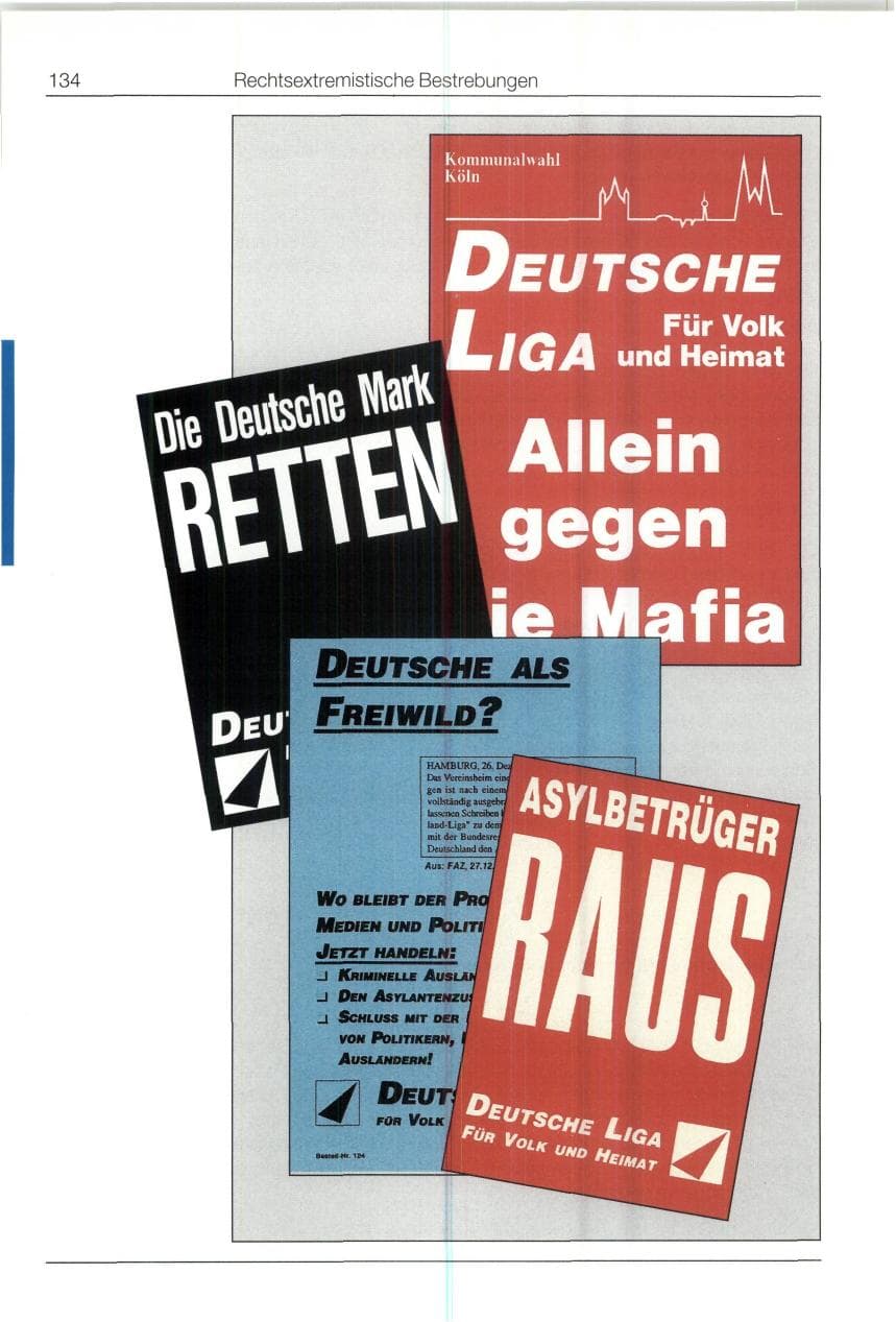 Seite 134 des Verfassungsschutzbericht 1994 Bund