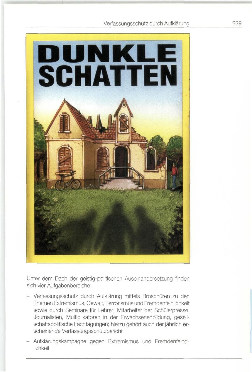 Seite 229 des Verfassungsschutzbericht 1994 Bund