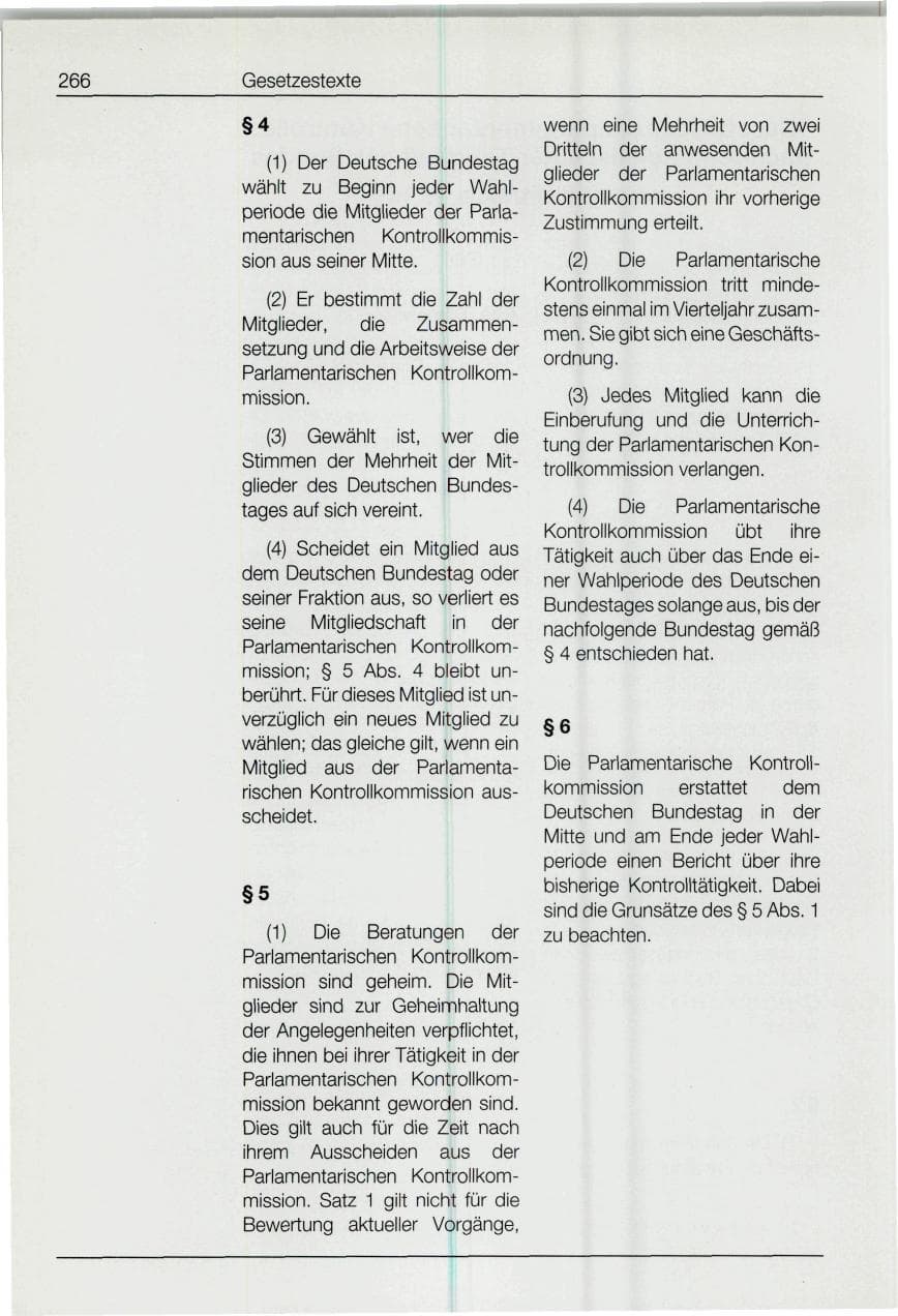 Seite 266 des Verfassungsschutzbericht 1994 Bund