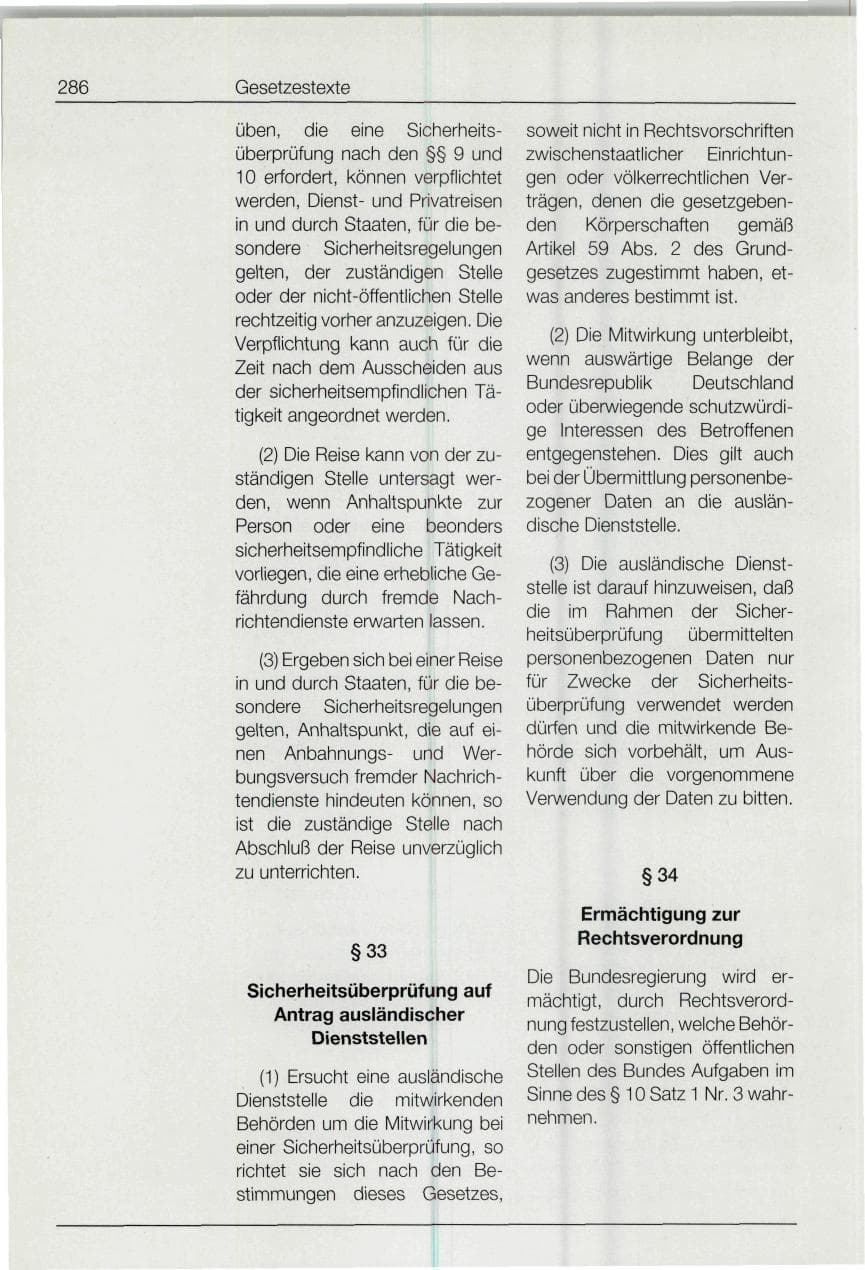 Seite 286 des Verfassungsschutzbericht 1994 Bund