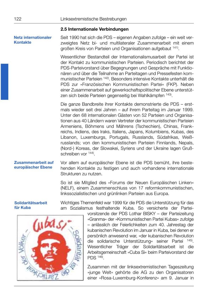 Seite 123 des Verfassungsschutzbericht 1999 Bund