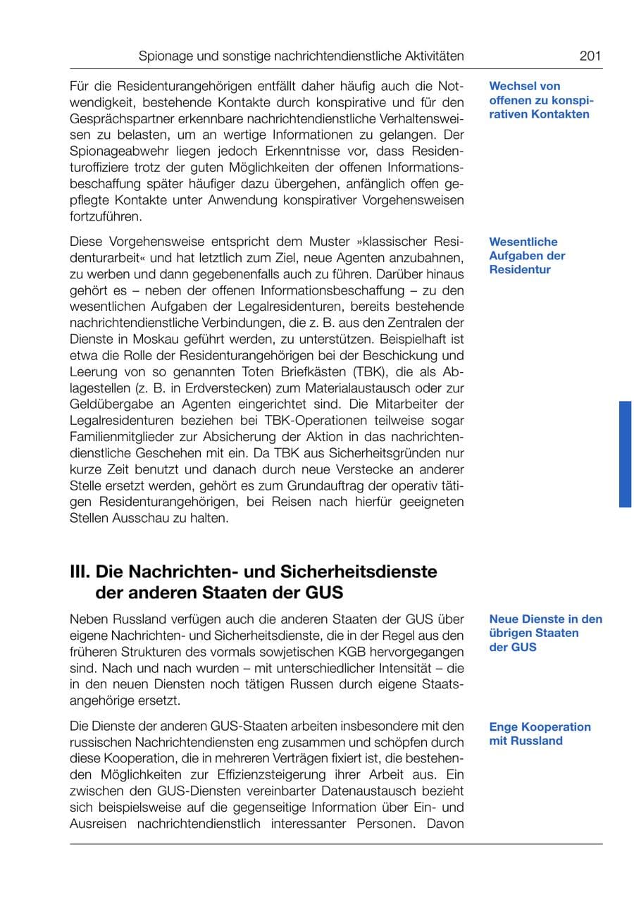 Seite 203 des Verfassungsschutzbericht 1999 Bund