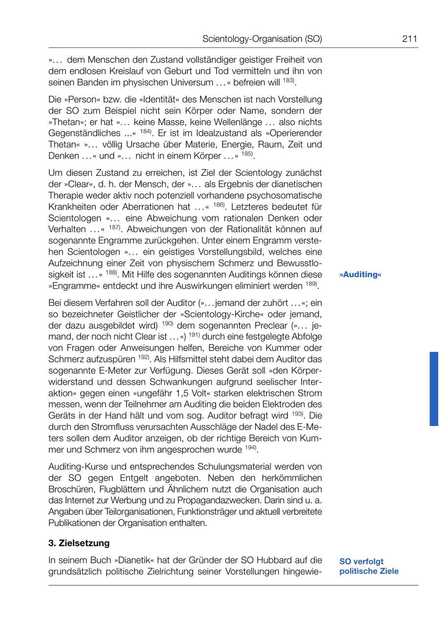 Seite 213 des Verfassungsschutzbericht 1999 Bund