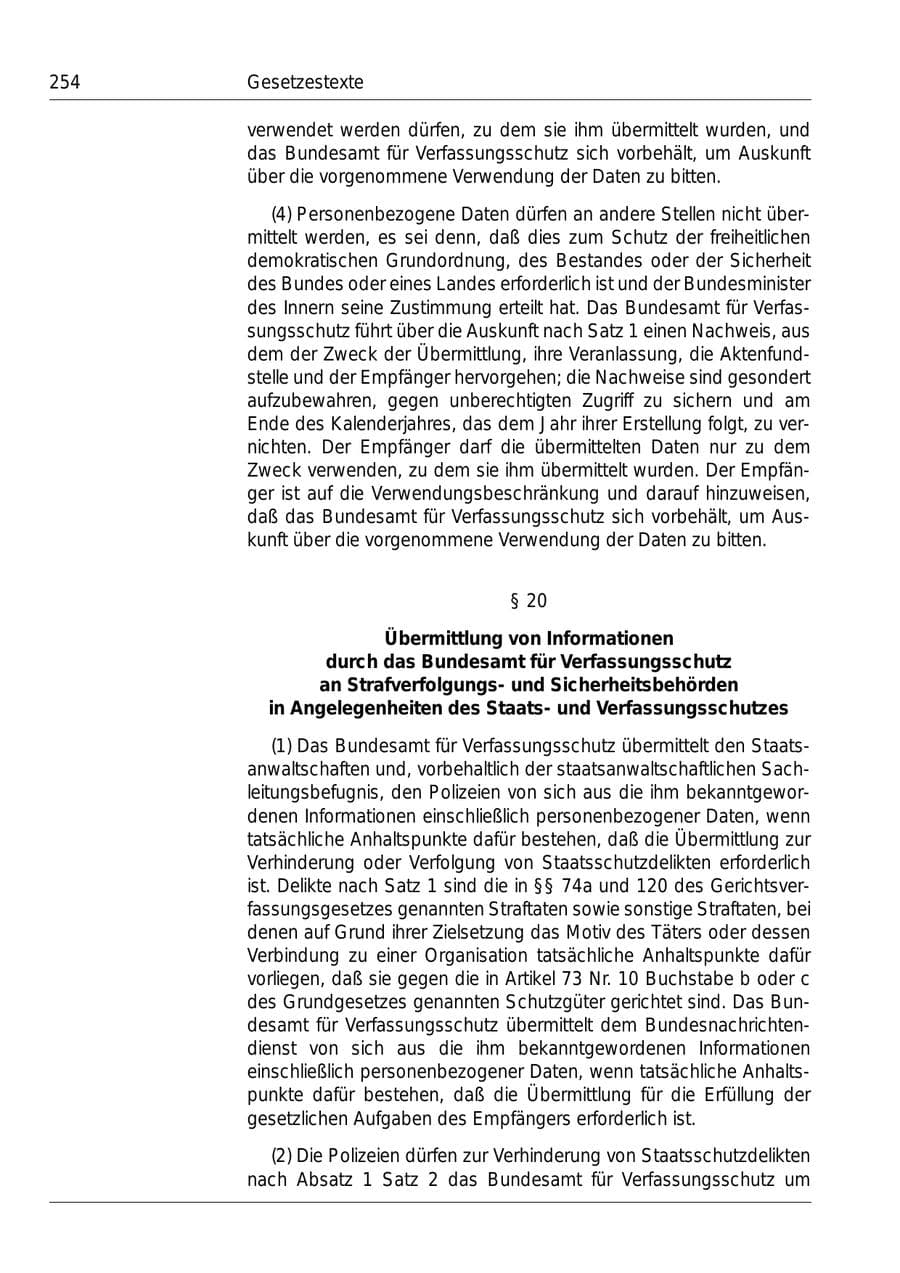 Seite 256 des Verfassungsschutzbericht 1999 Bund