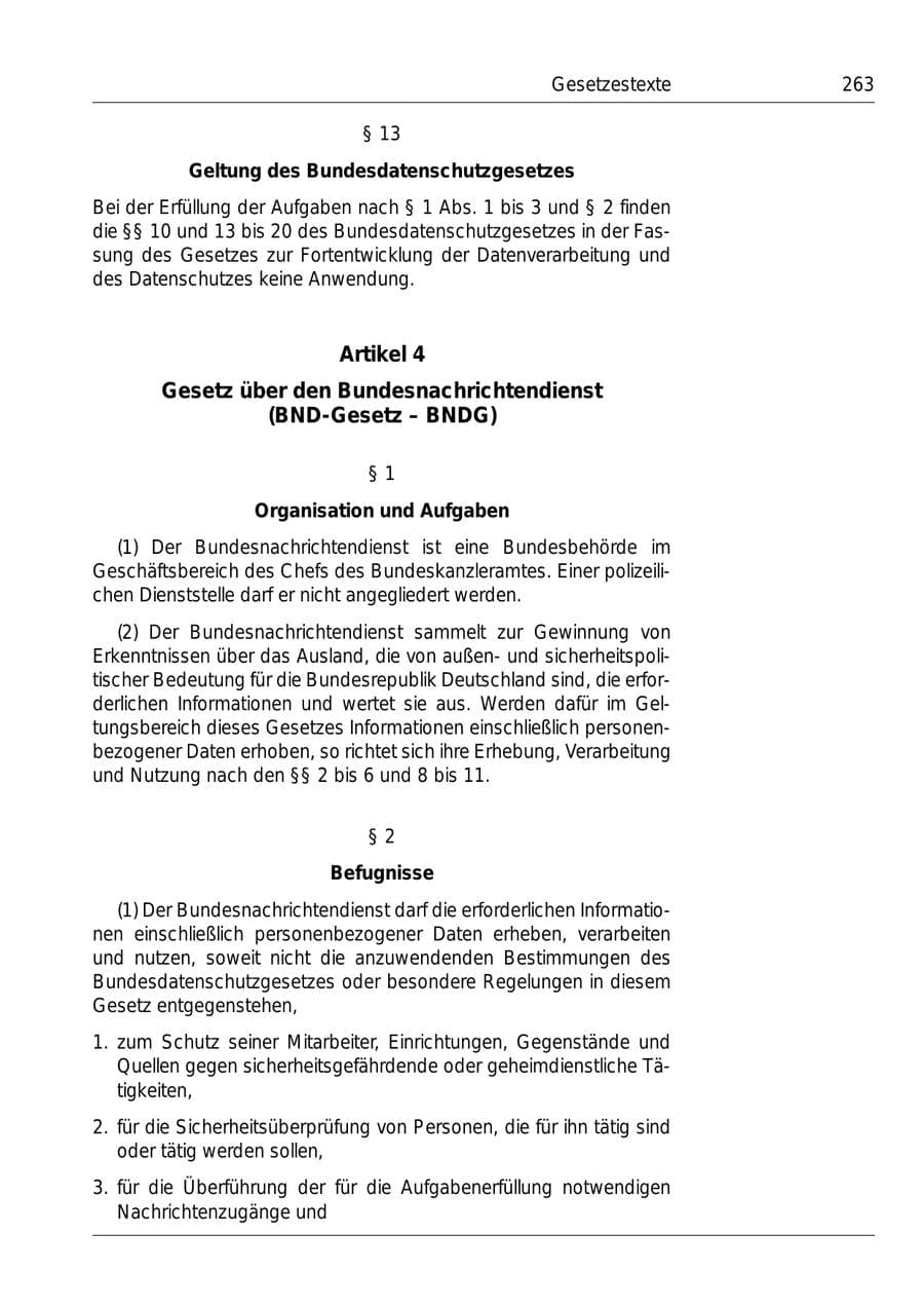 Seite 265 des Verfassungsschutzbericht 1999 Bund