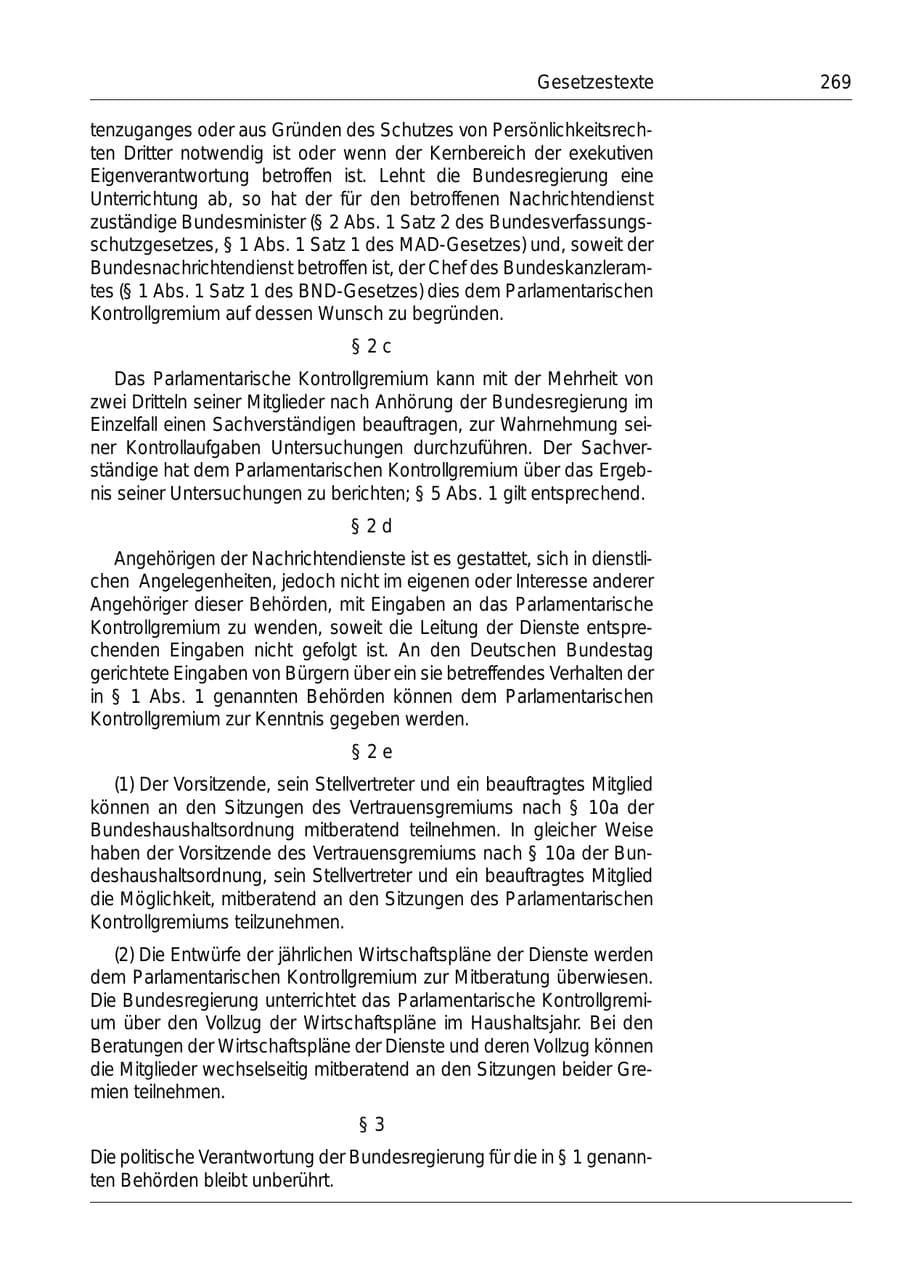 Seite 271 des Verfassungsschutzbericht 1999 Bund