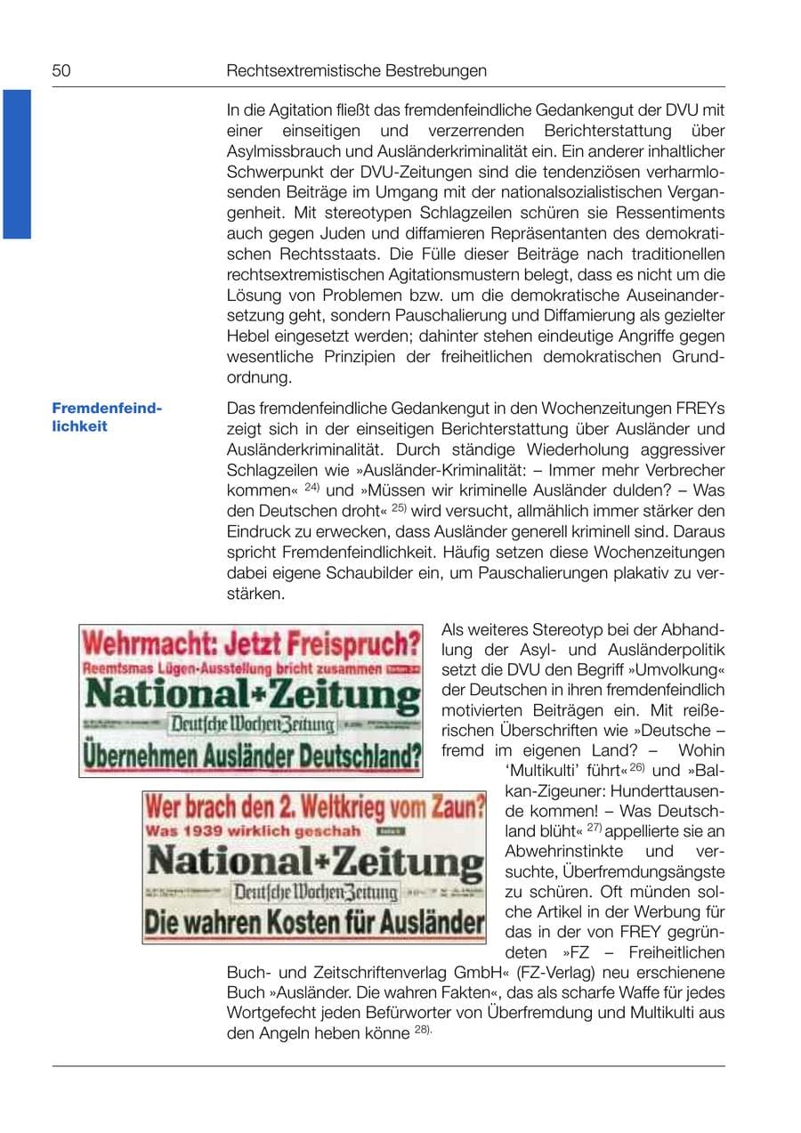 Seite 51 des Verfassungsschutzbericht 1999 Bund