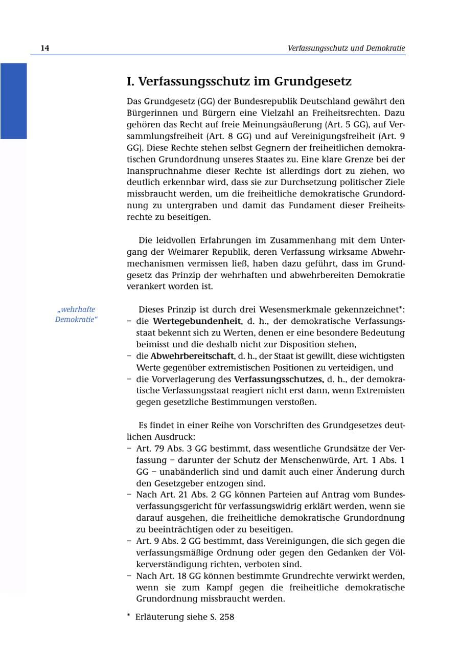 Seite 15 des Verfassungsschutzbericht 2000 Bund