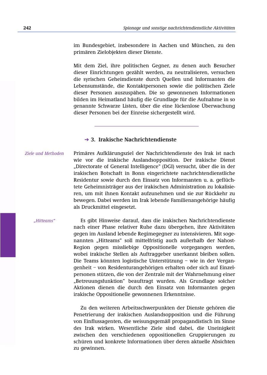 Seite 243 des Verfassungsschutzbericht 2000 Bund