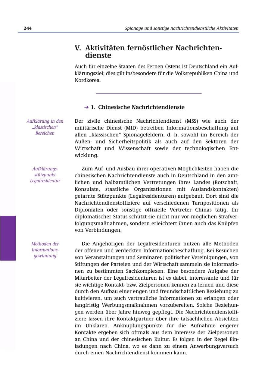 Seite 245 des Verfassungsschutzbericht 2000 Bund