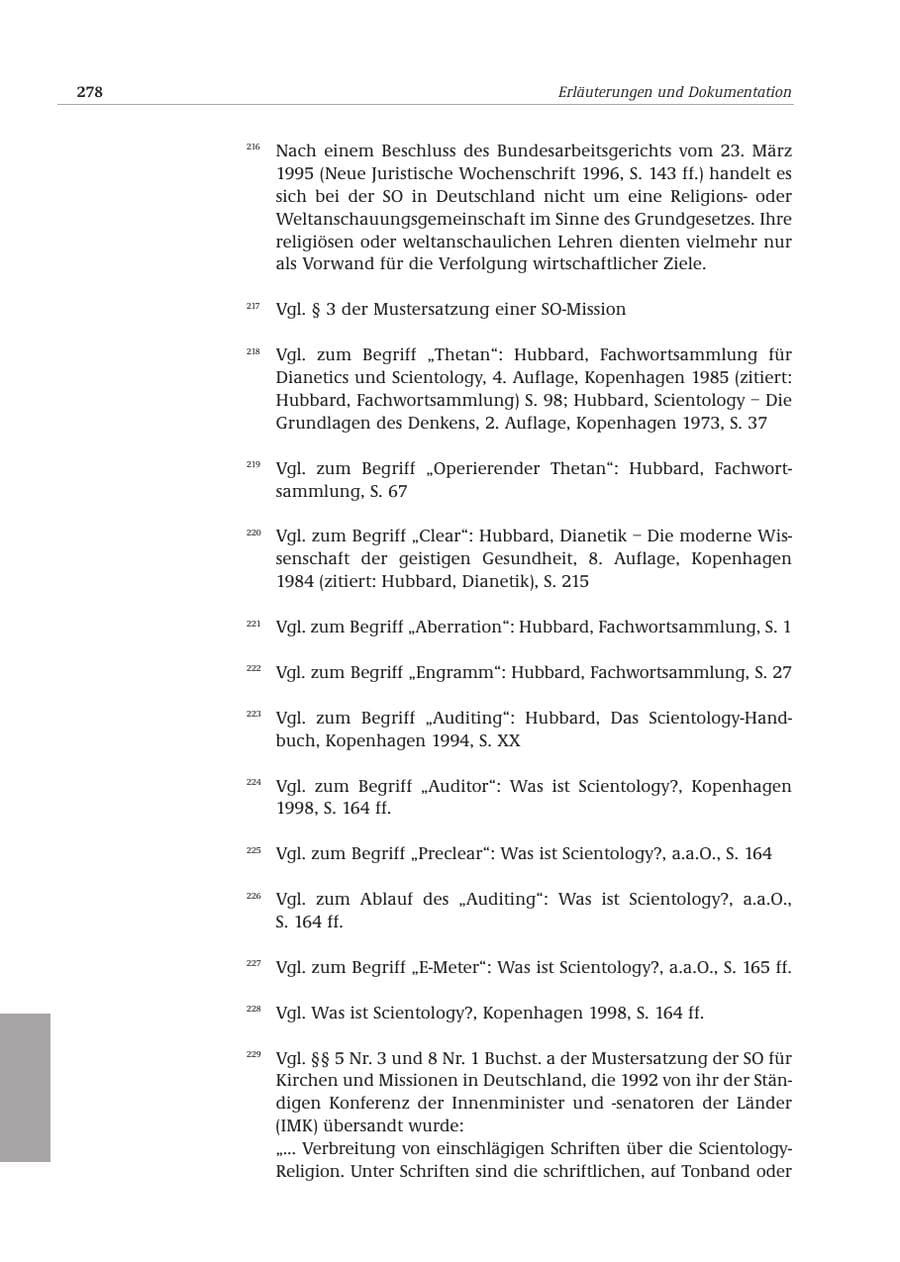 Seite 279 des Verfassungsschutzbericht 2000 Bund