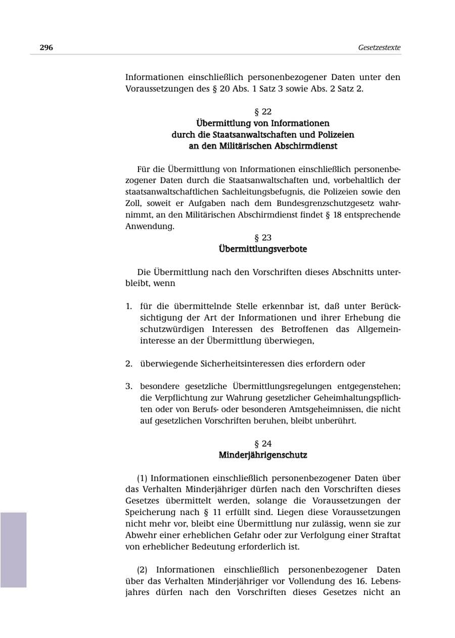 Seite 297 des Verfassungsschutzbericht 2000 Bund