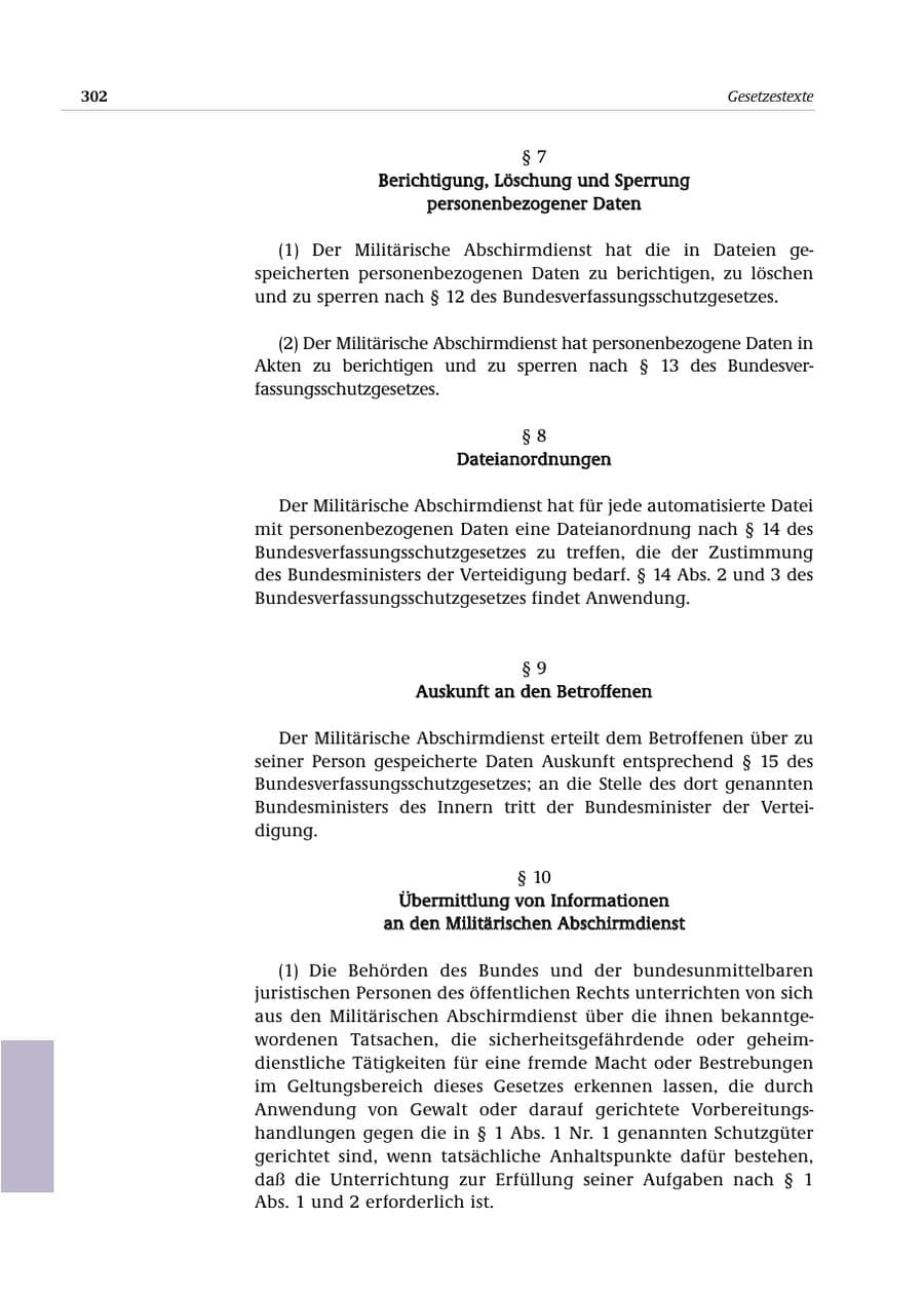 Seite 303 des Verfassungsschutzbericht 2000 Bund