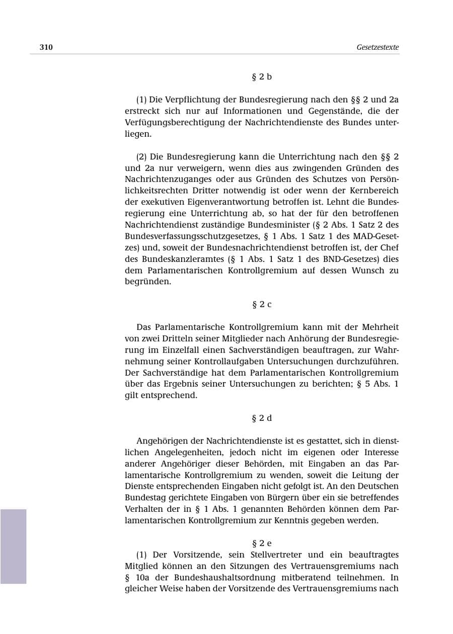 Seite 311 des Verfassungsschutzbericht 2000 Bund