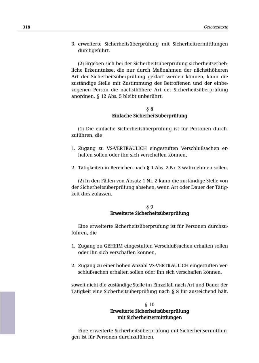Seite 319 des Verfassungsschutzbericht 2000 Bund
