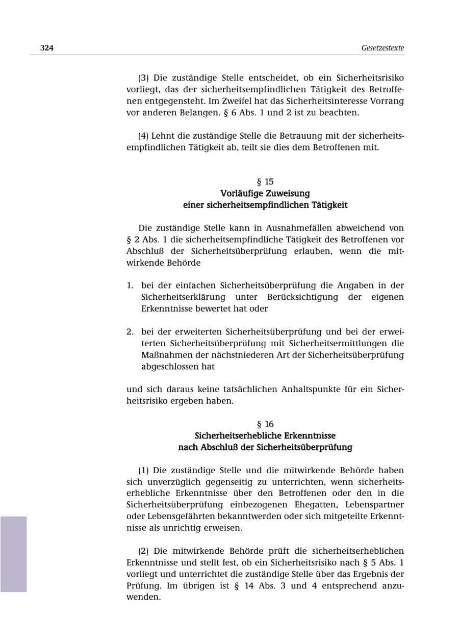 Seite 325 des Verfassungsschutzbericht 2000 Bund