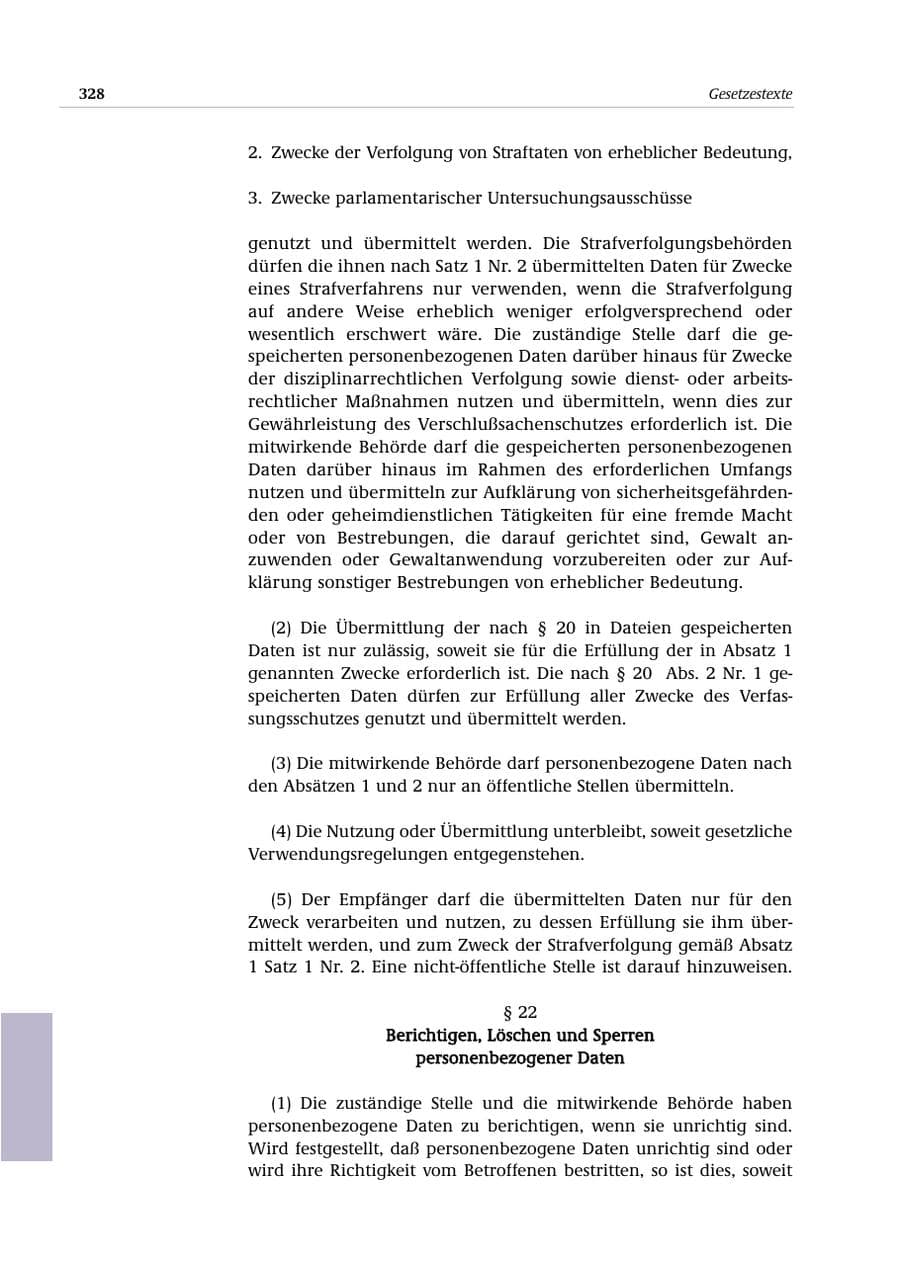 Seite 329 des Verfassungsschutzbericht 2000 Bund