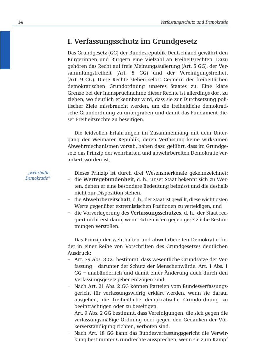 Seite 15 des Verfassungsschutzbericht 2001 Bund