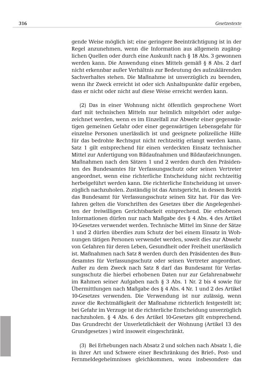 Seite 317 des Verfassungsschutzbericht 2001 Bund