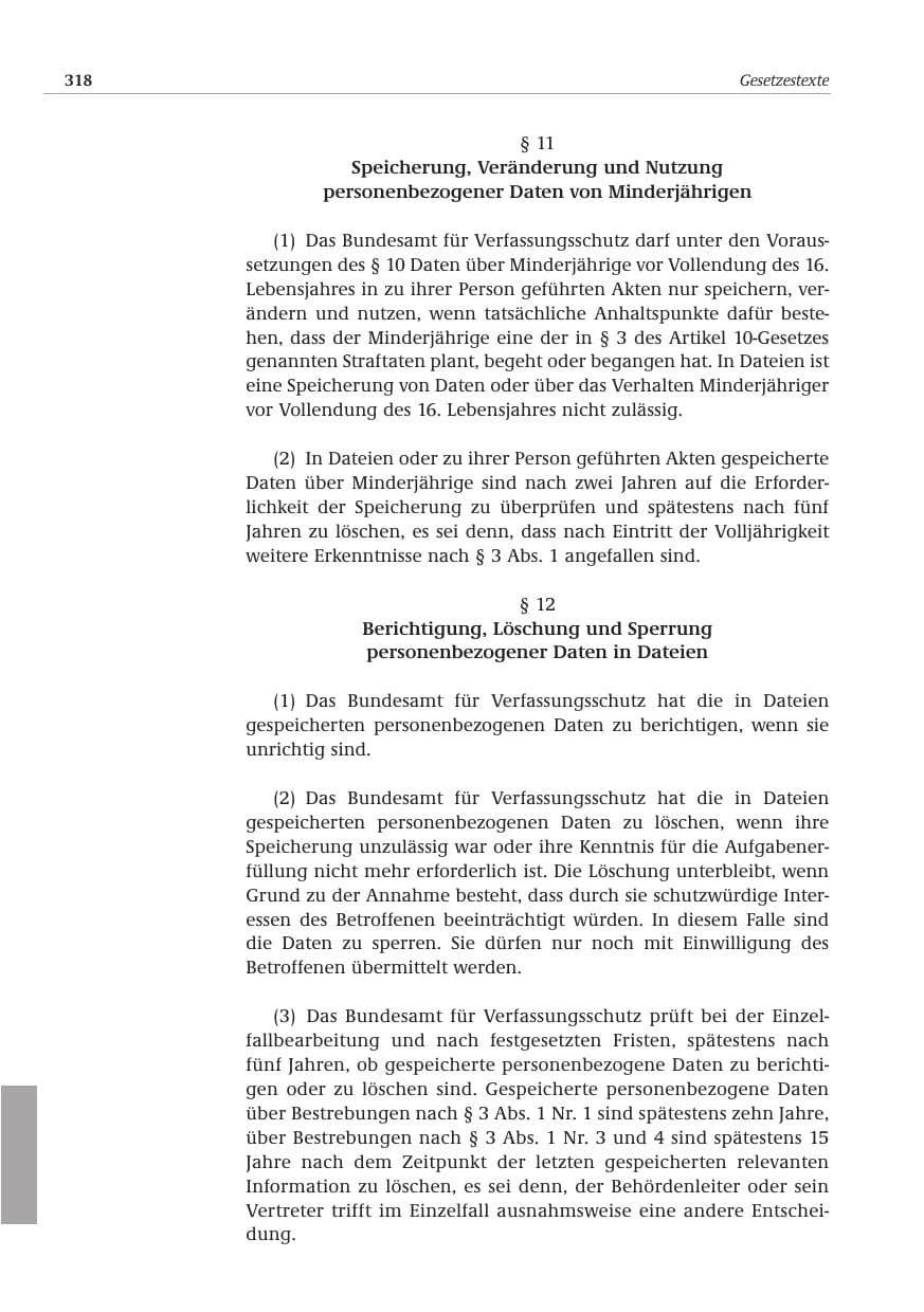 Seite 319 des Verfassungsschutzbericht 2001 Bund