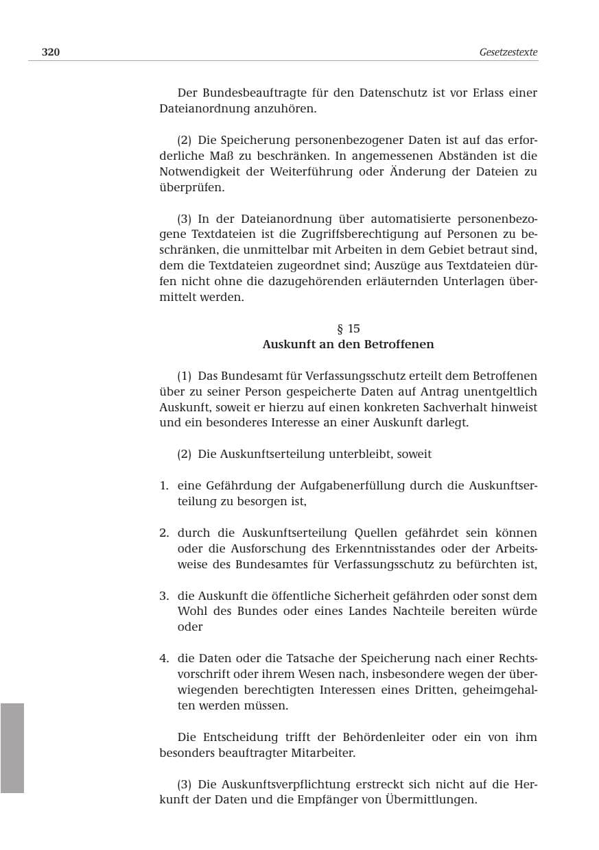 Seite 321 des Verfassungsschutzbericht 2001 Bund