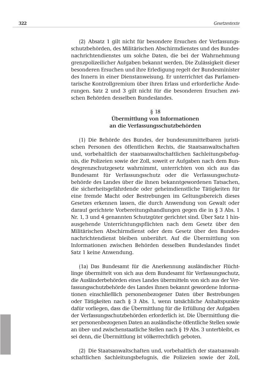 Seite 323 des Verfassungsschutzbericht 2001 Bund