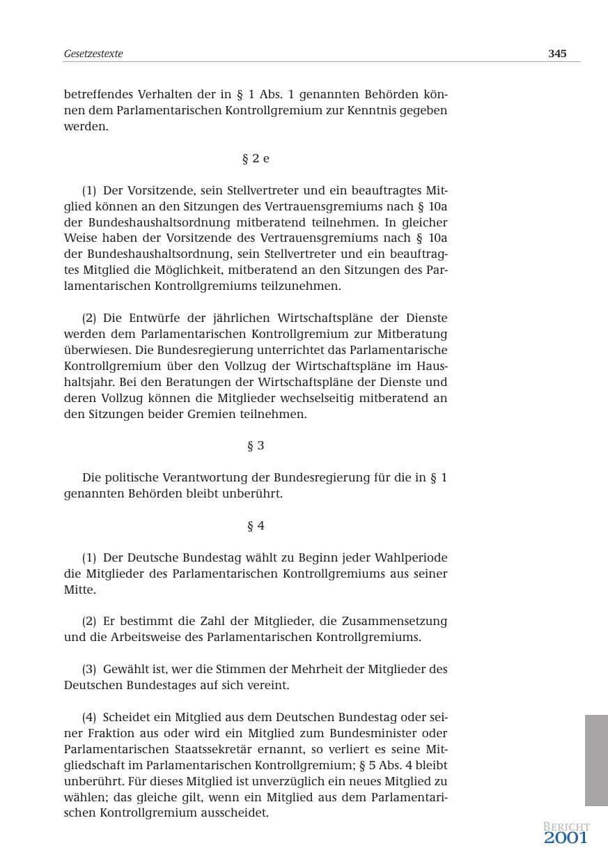 Seite 346 des Verfassungsschutzbericht 2001 Bund
