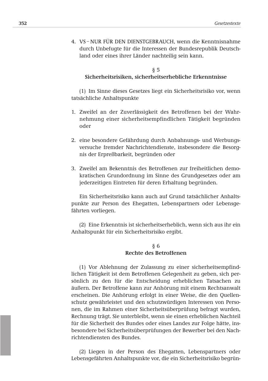 Seite 353 des Verfassungsschutzbericht 2001 Bund