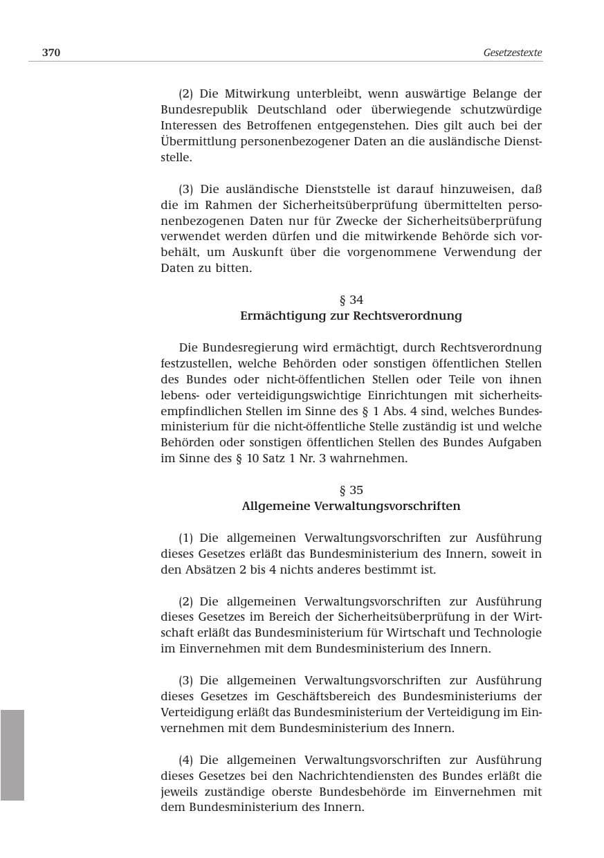 Seite 371 des Verfassungsschutzbericht 2001 Bund