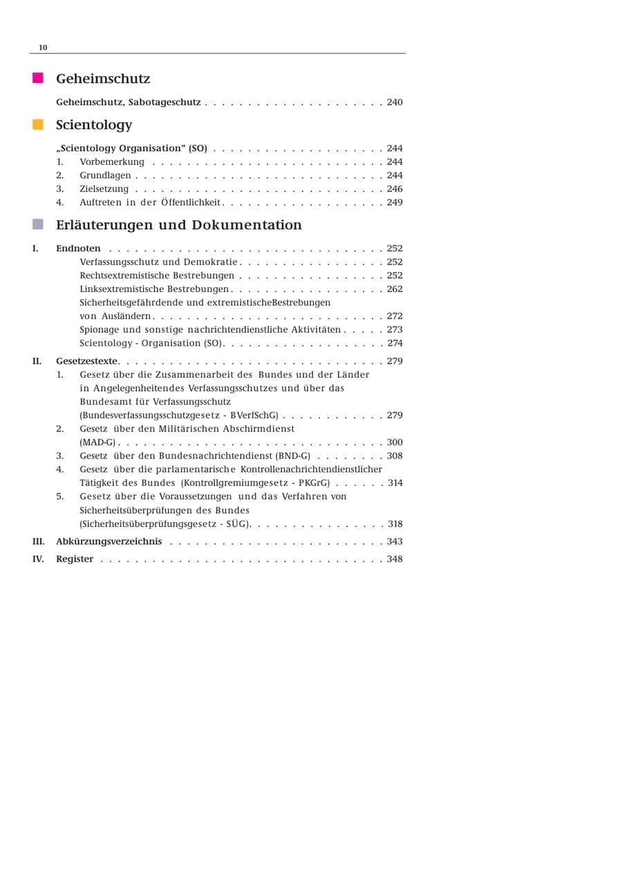 Seite 11 des Verfassungsschutzbericht 2002 Bund