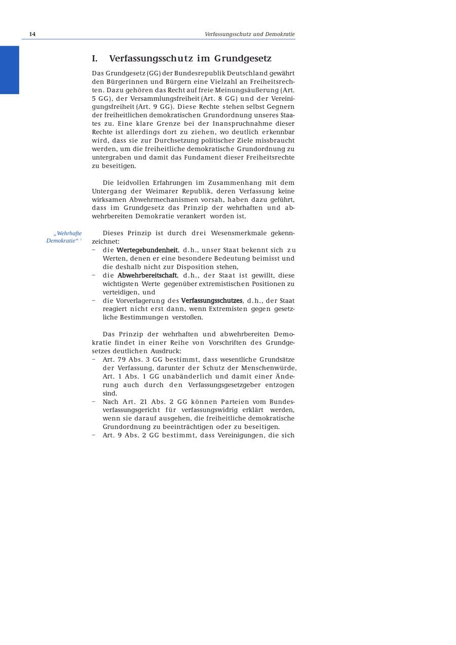 Seite 15 des Verfassungsschutzbericht 2002 Bund