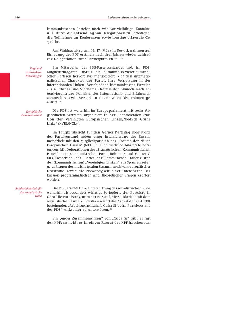 Seite 147 des Verfassungsschutzbericht 2002 Bund