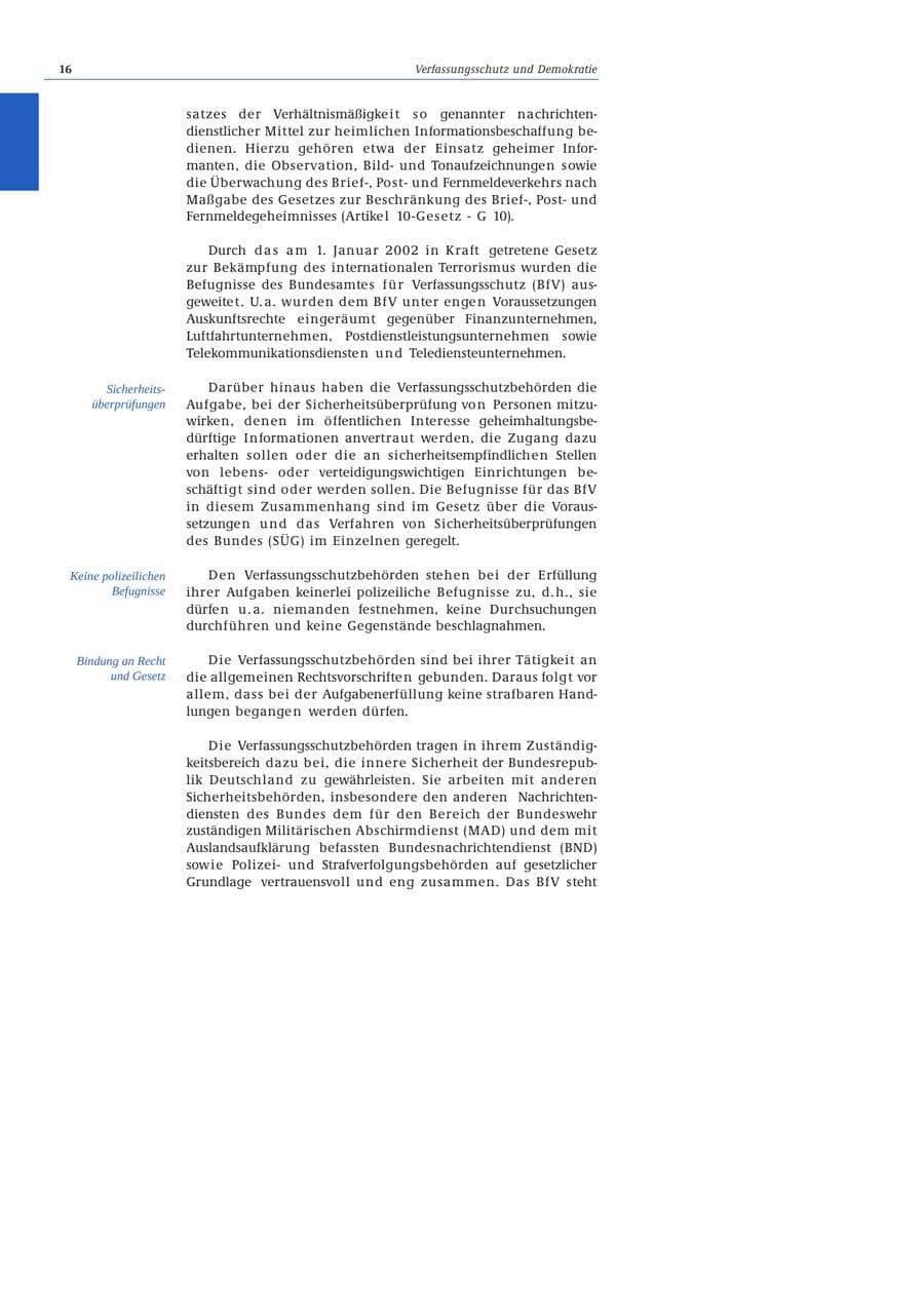 Seite 17 des Verfassungsschutzbericht 2002 Bund