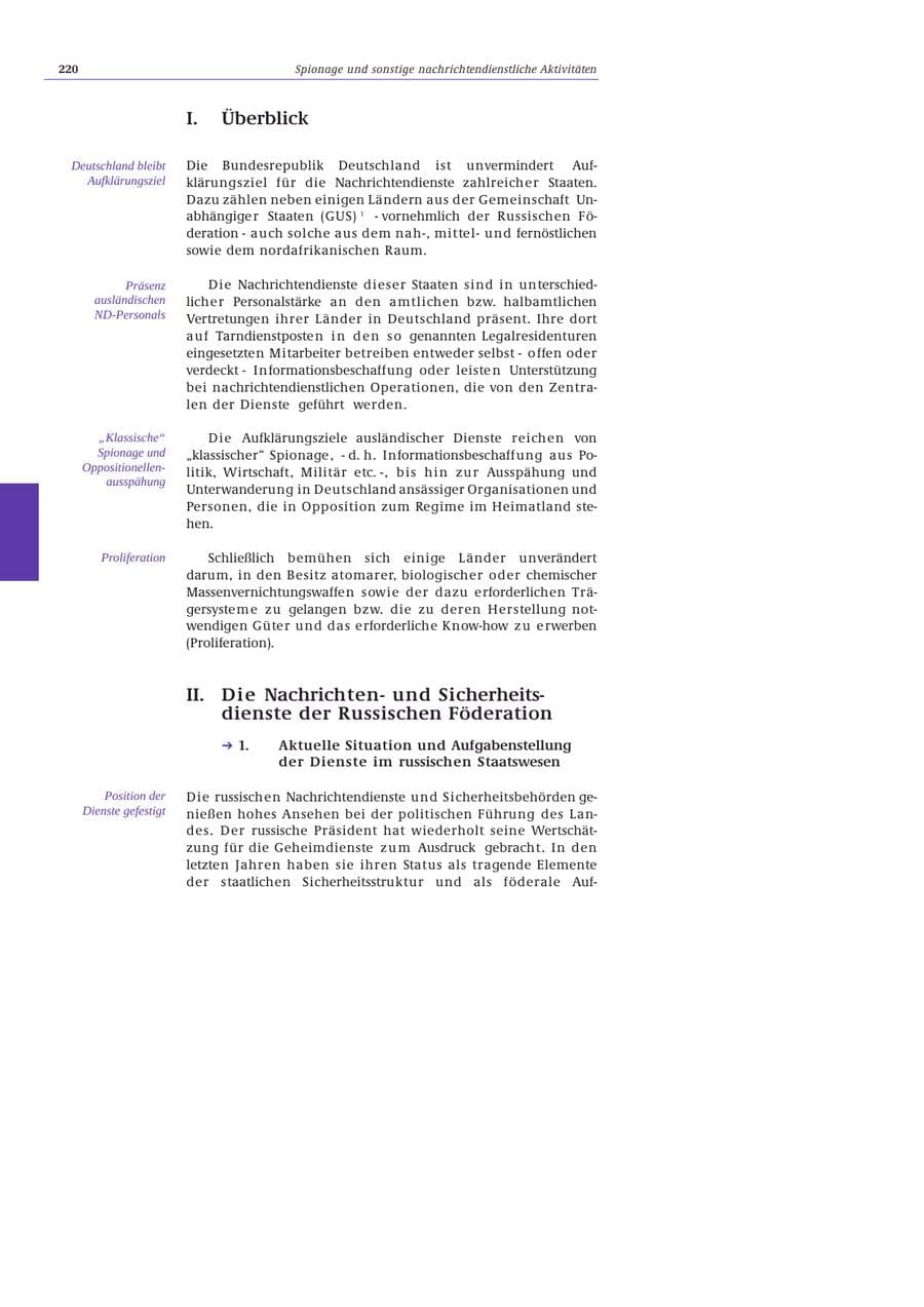 Seite 221 des Verfassungsschutzbericht 2002 Bund