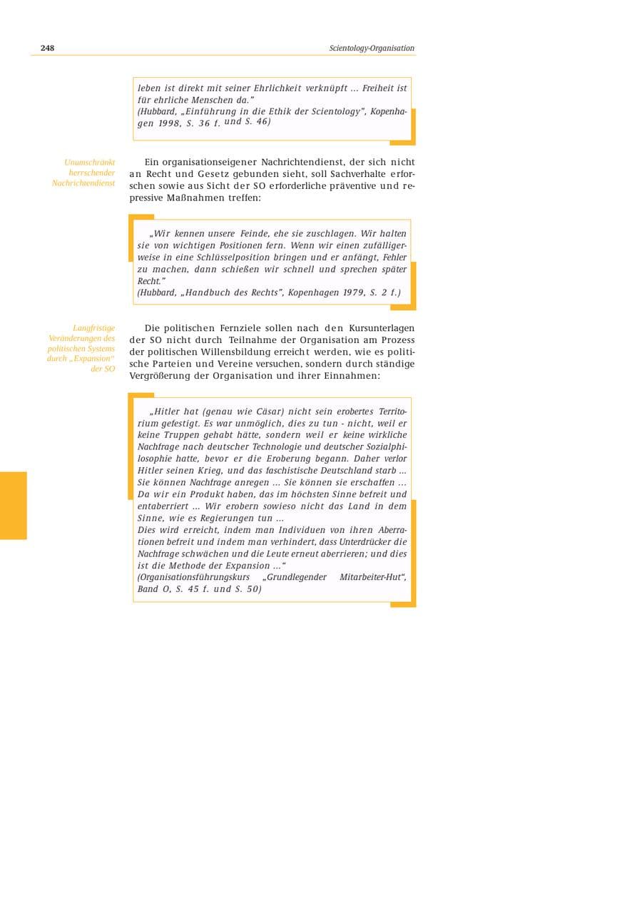 Seite 249 des Verfassungsschutzbericht 2002 Bund